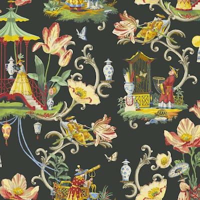 Harrison Howard East Of The Moon Night Peel & Stick Wallpaper - 20.5 in. W x 18 ft. L