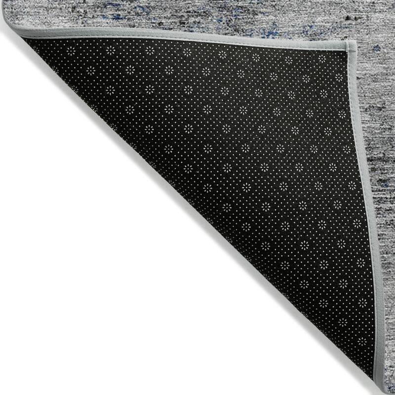 Machine Washable Indoor/ Outdoor Abstract Solid Chantille Rug