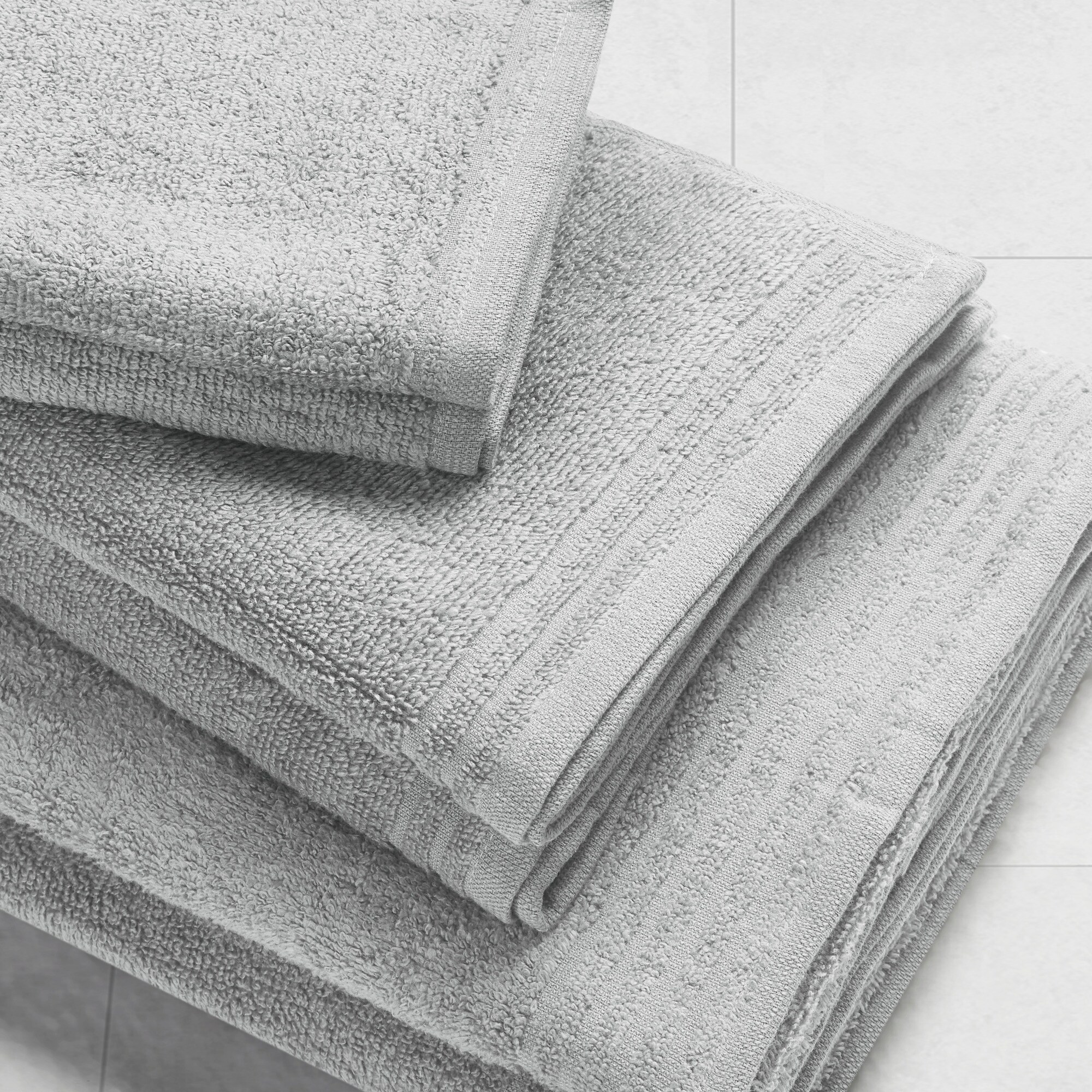 White Big Bundle 100% Cotton Quick Dry 12 Piece Bath Towel Set by 510