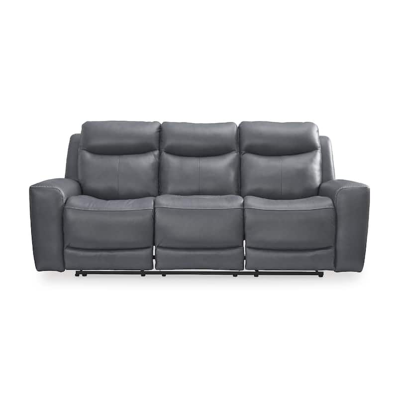 Signature Design by Ashley Mindanao Steel Power Reclining Sofa - 89"W x 42"D x 43"H