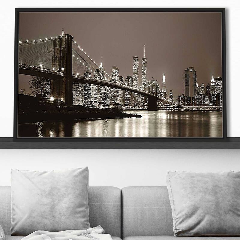 "Saturday Night" Print on Floating Canvas