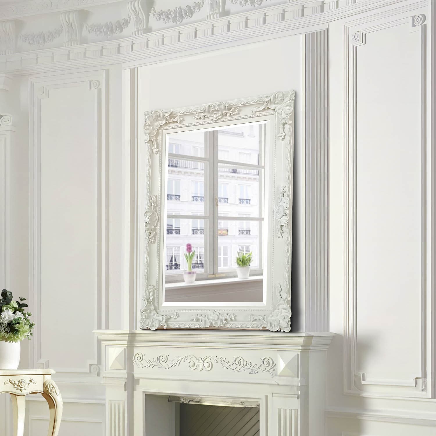 インポート・海外人気ブランド Bed - Mirror Wall Decorative Ornate SORA Bath Beyond & アンティーク雑貨