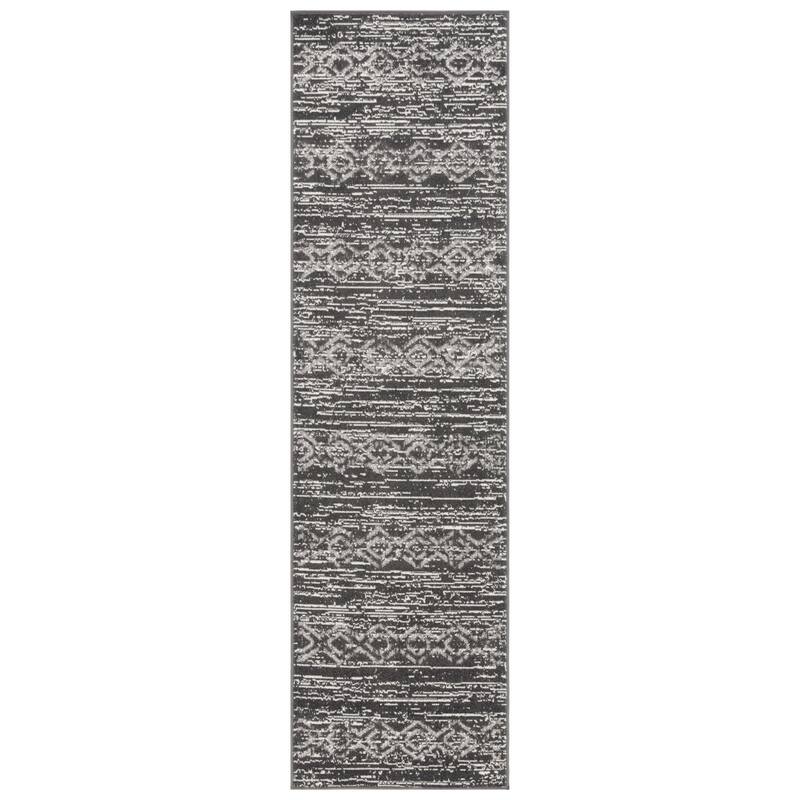 SAFAVIEH Cottage Irmela Transitional Indoor/Outdoor Rug - 2'3" x 8' Runner - Grey
