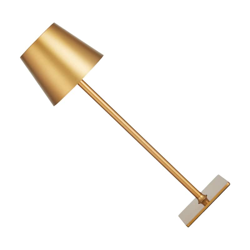 Cordless Table Lamp 2-Pack 5200mAh Built-in Rechargeable Battery Desk Lamp Gold