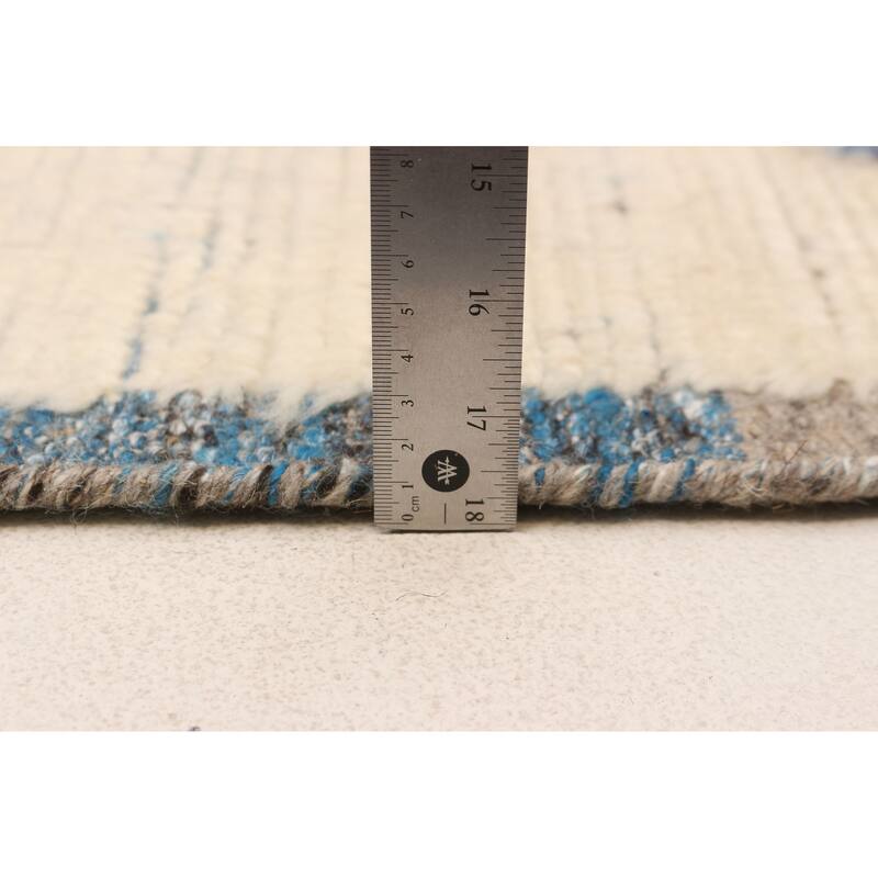 ECARPETGALLERY Hand-knotted Tangier Cream Silk, Wool Rug - 8'1 x 9'10