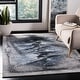 preview thumbnail 1 of 8, SAFAVIEH Spirit Eriselda Modern Abstract Rug 6'7" x 9' - Blue/Charcoal - Rectangle