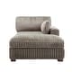 preview thumbnail 19 of 174, 41" W Plush Corduroy Chaise Lounge with Pillows