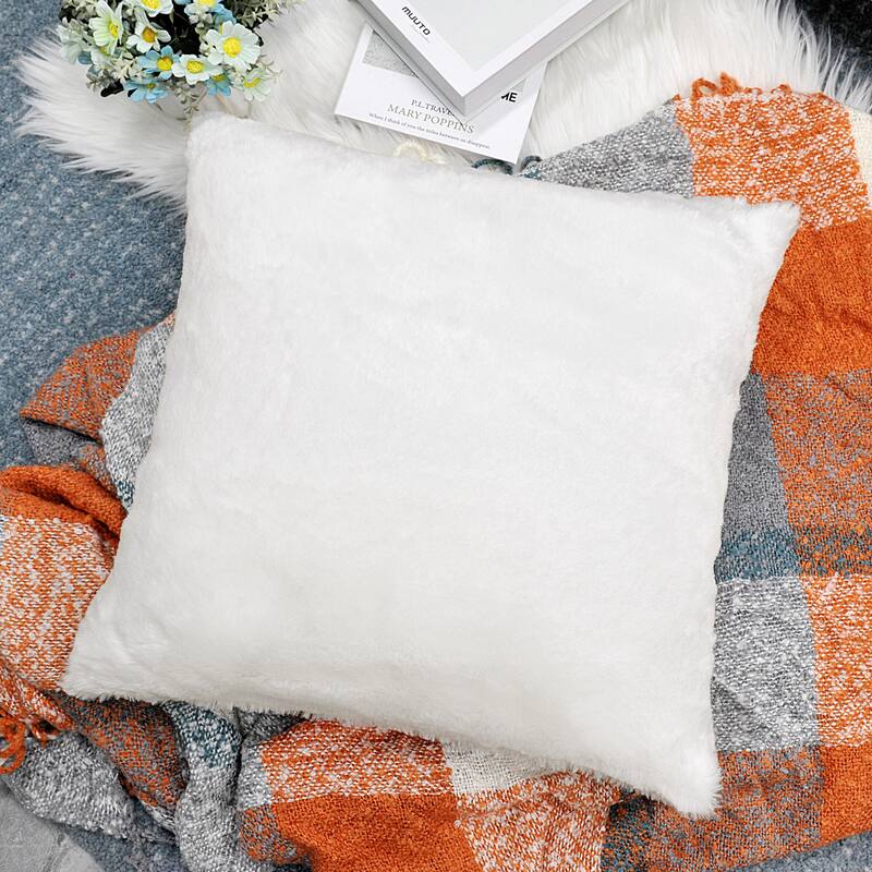 Fauxfur Pillow Shell Set 20'X20"