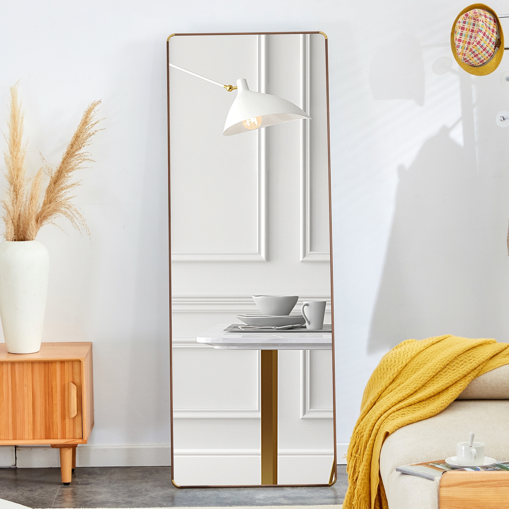 Floor standing full-length mirror. 65 
