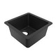 preview thumbnail 12 of 75, Karran Undermount Quartz Bar Single Bowl Sink