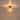 Rennnsan 14 in. Modern Gold Scalloped Ribbed Glass Flush Mount Ceiling Light - 13.8 in. Dia × 8.9 in. H