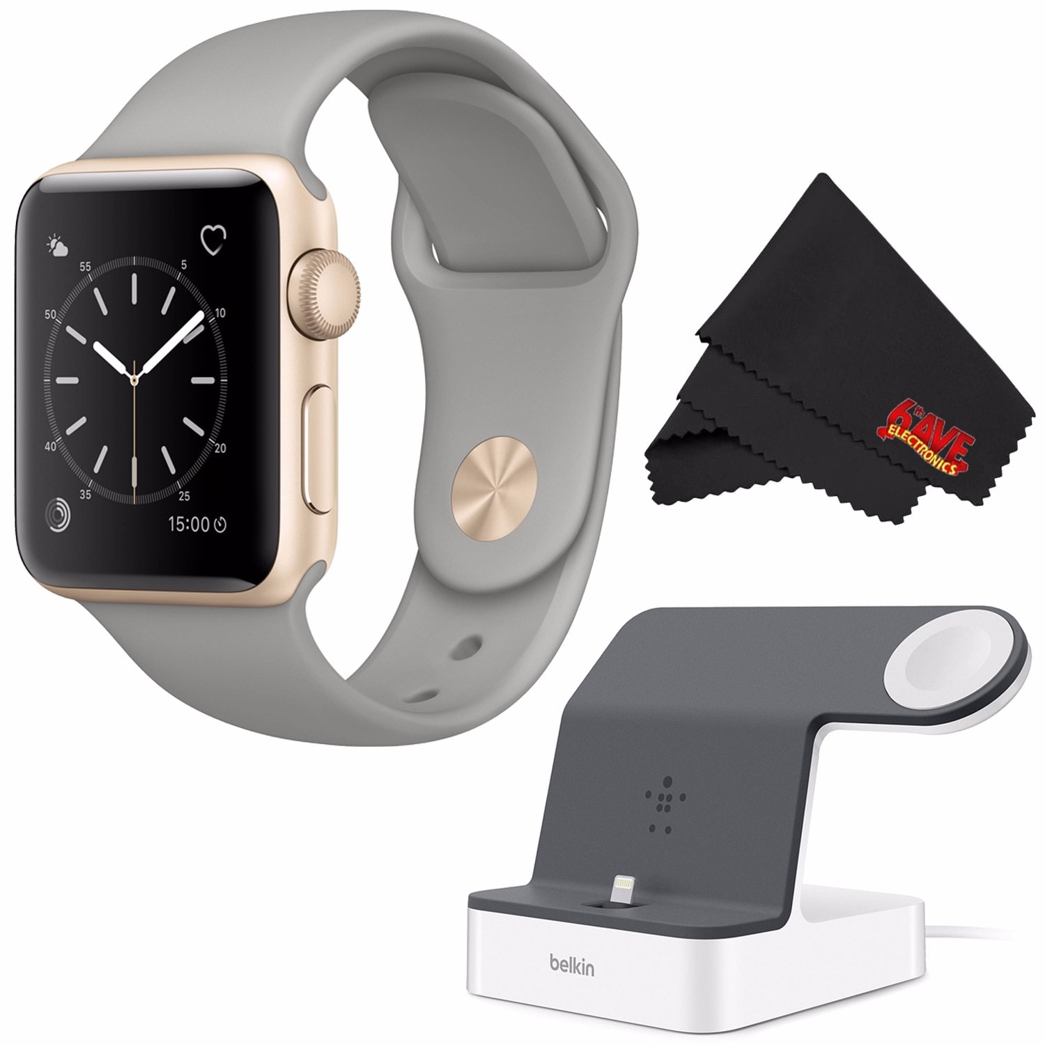 Shop Apple Watch Series 2 38mm Silver Aluminum Case White Sport