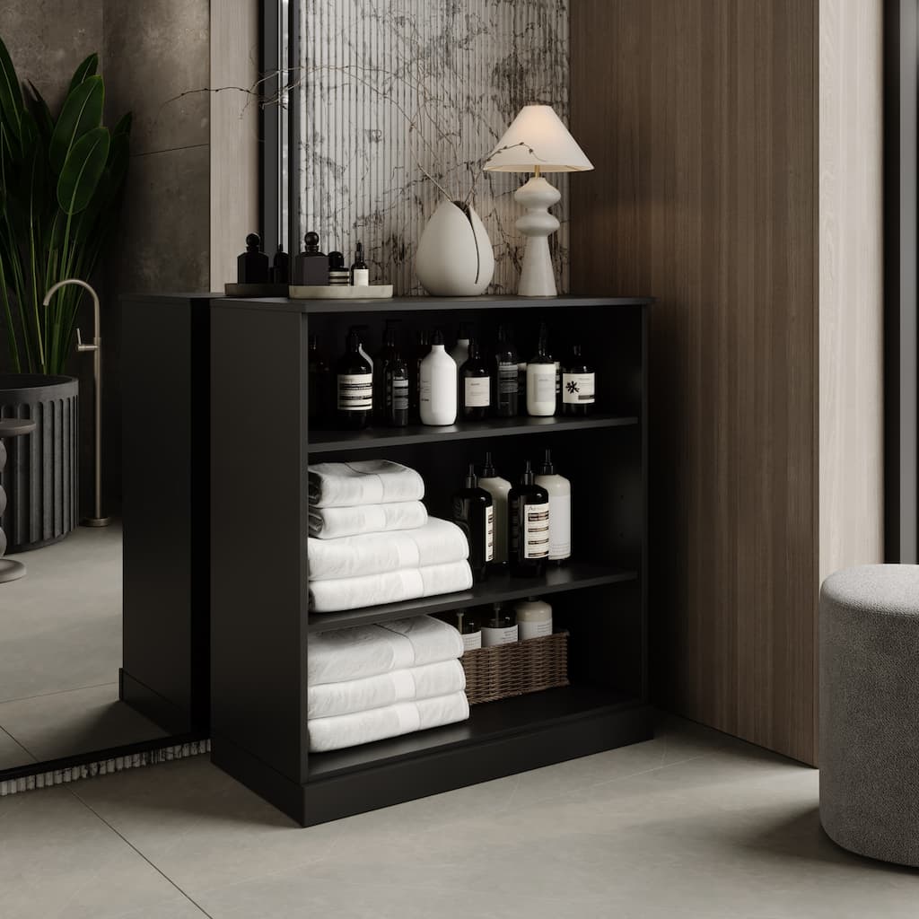 Palace Imports 100% Solid Wood 32" Bathroom Cabinet with Adjustable Shelves