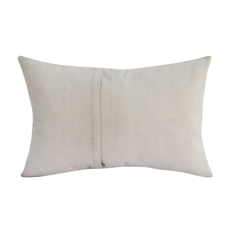 Ivory Lumbar Throw Pillow