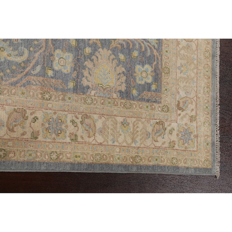 Traditional Vegetable Dye Oushak Turkish Area Rug Wool Hand-knotted - 5'9" x 7'9"