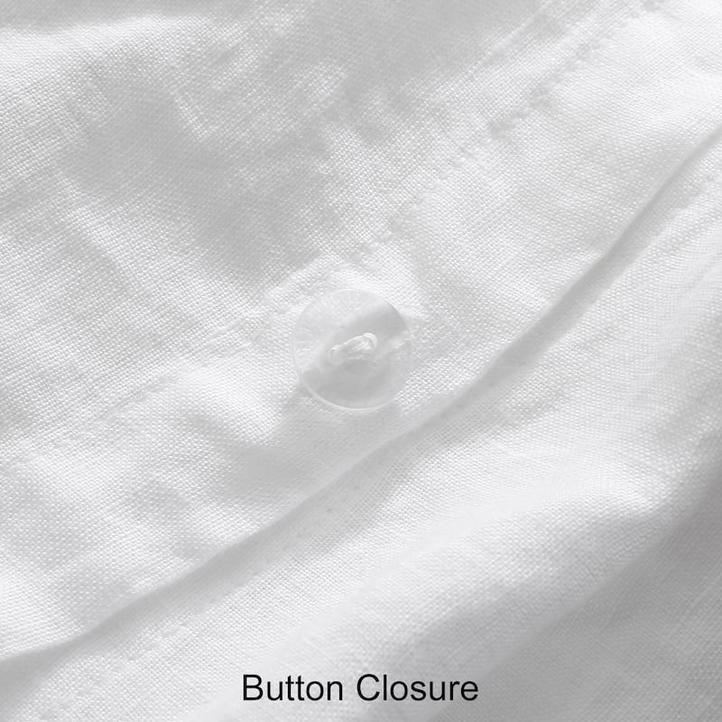 Highland Feather 100% French Linen Duvet Cover Set - 1 Duvet Cover & 2 Pillowcases - Gift Set - Ultra-Soft & Breathable