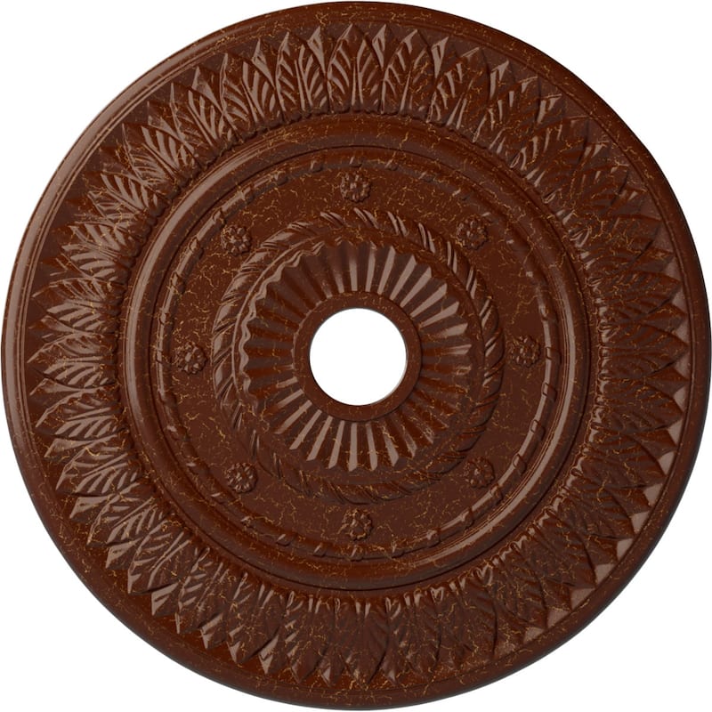 26 3/4"OD x 3 5/8"ID x 1 1/8"P Leaf Ceiling Medallion