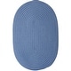 preview thumbnail 20 of 56, Porch & Den Oakland Reversible Indoor/ Outdoor Area Rug 10' x 13' Oval - Blue Ice
