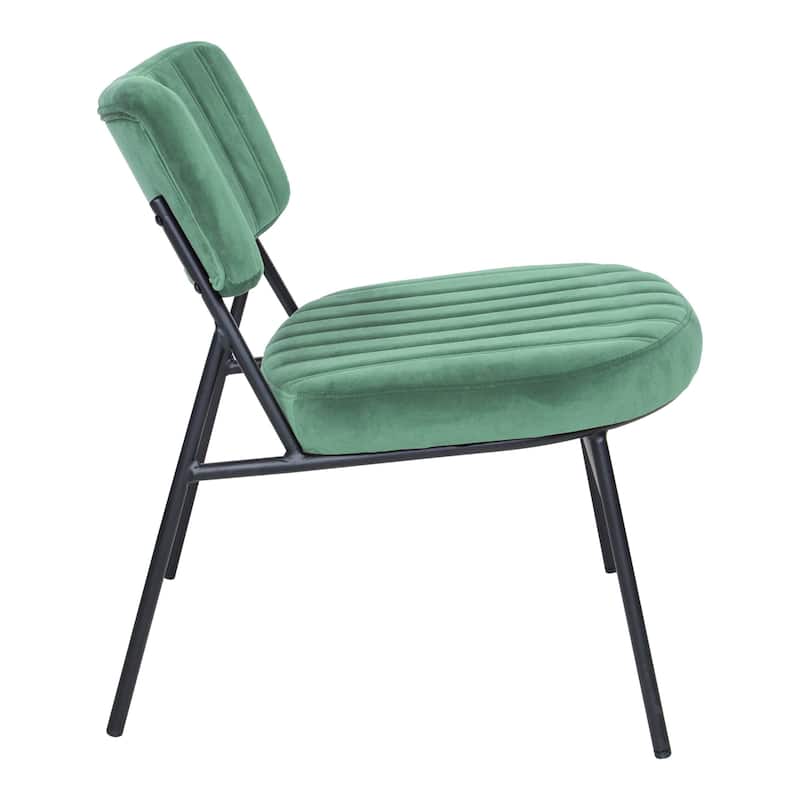 Marilane Modern Set of 2 Velvet Upholstered Accent Chairs with Sturdy Metal Legs for Home Office and Lounge Living Room