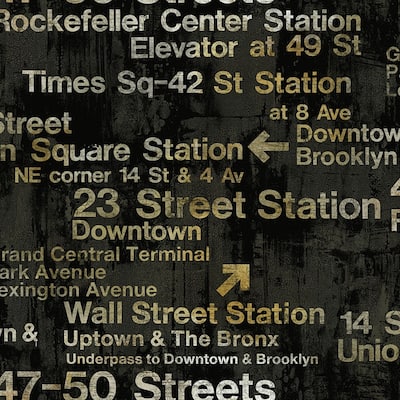 Seabrook Designs New York Unpasted Wallpaper