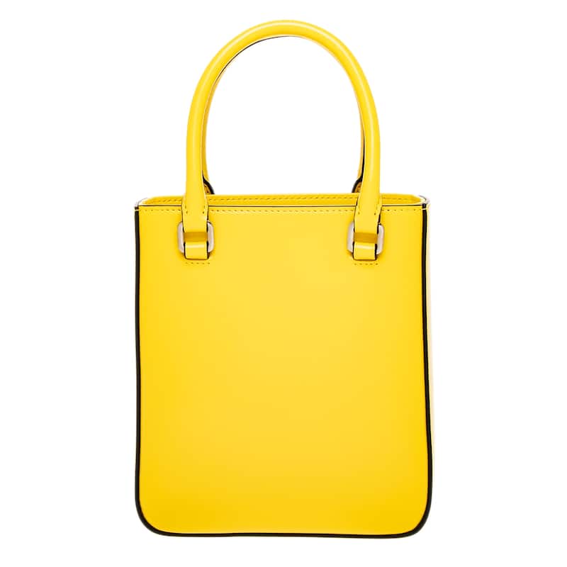 Prada Small Brushed Leather Tote