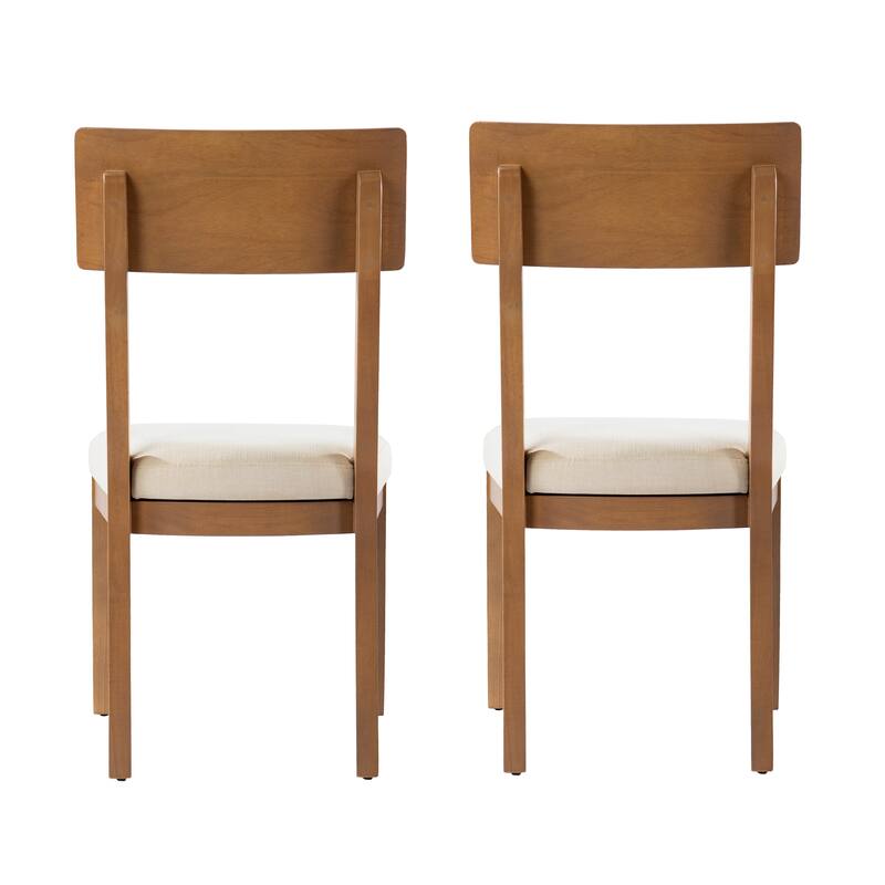 SEI Furniture Hepner Natural Wood Dining Chairs (Set of 2)