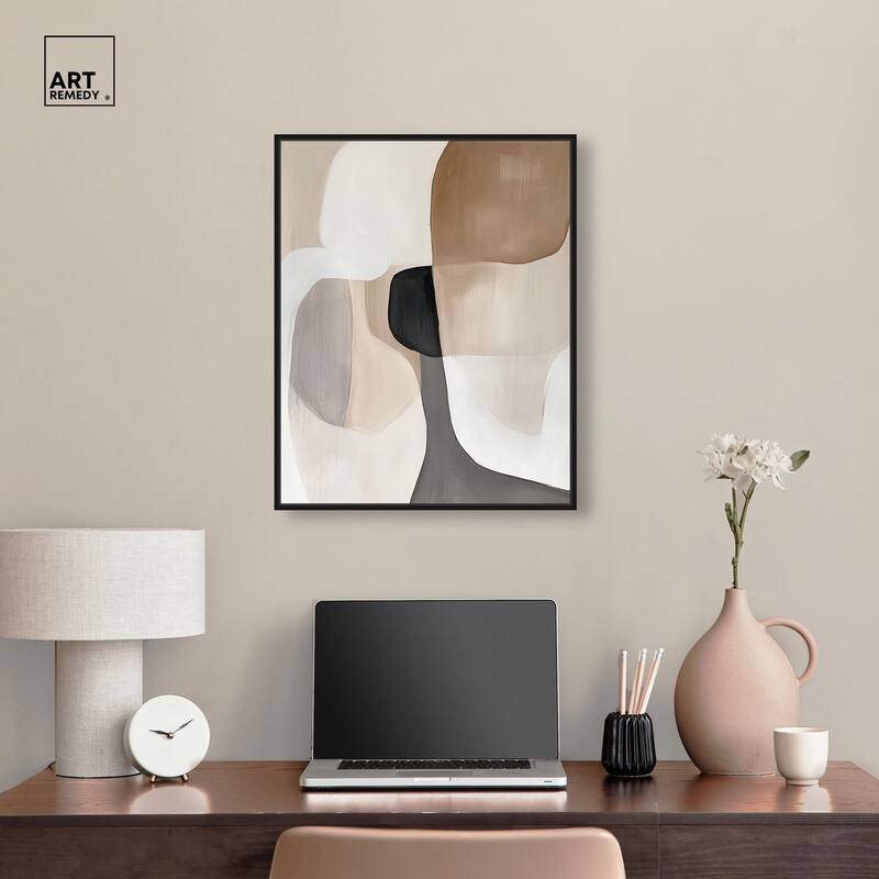 Curvilinear Composition II Canvas by Art Remedy