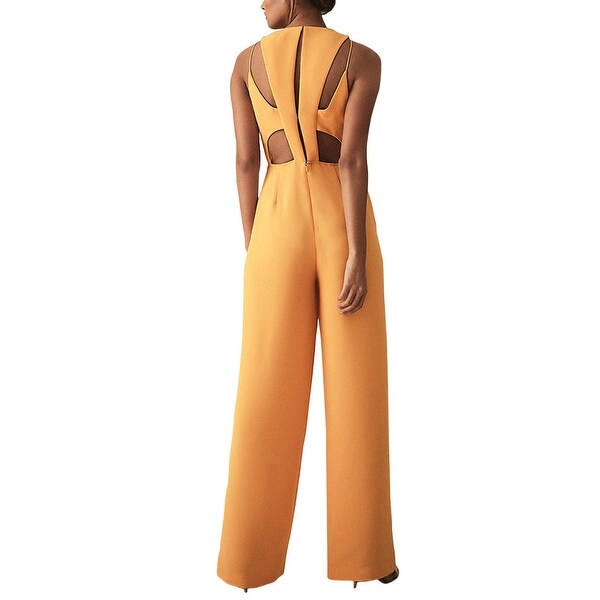 Reiss yellow jumpsuit clearance