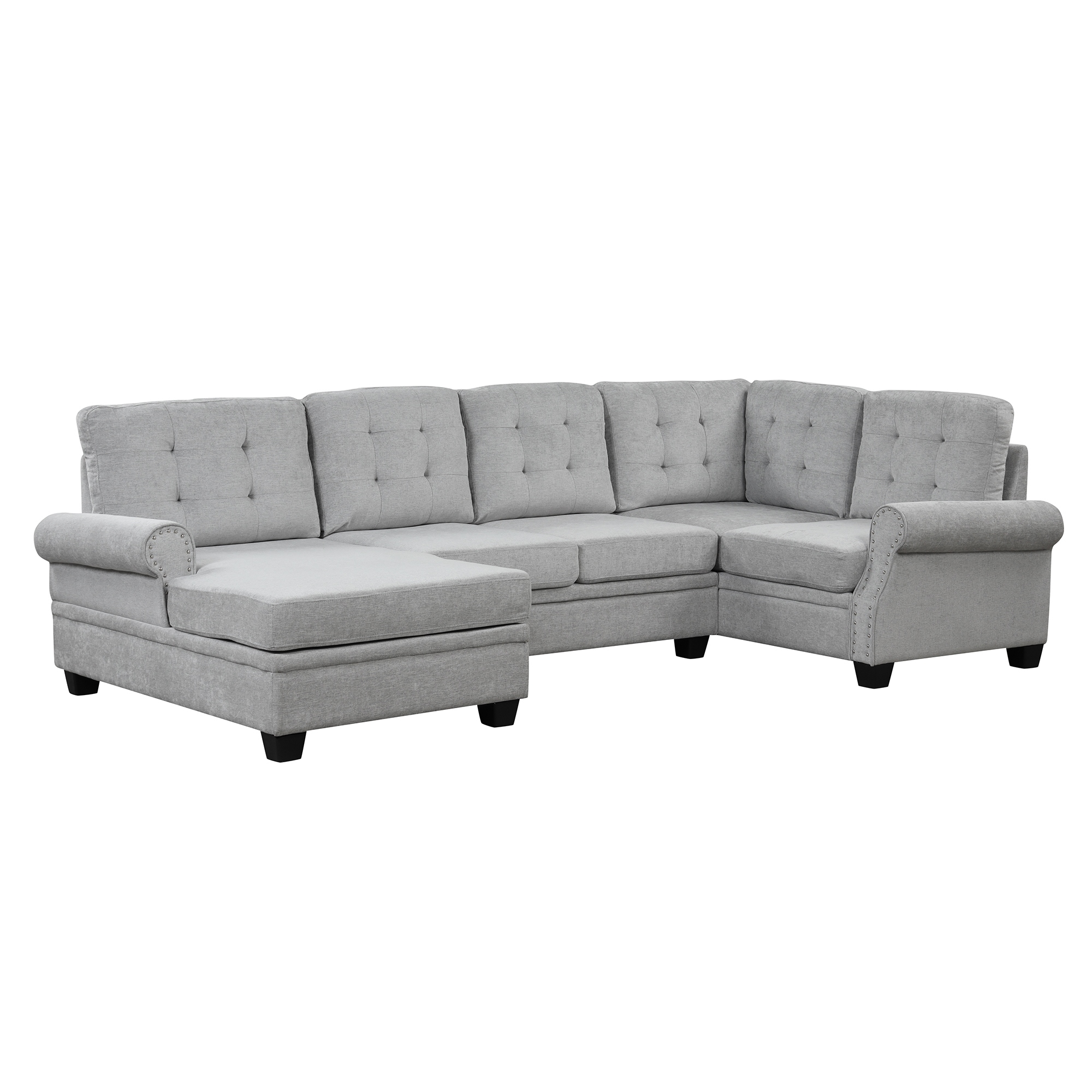 120 u shaped sectional sale