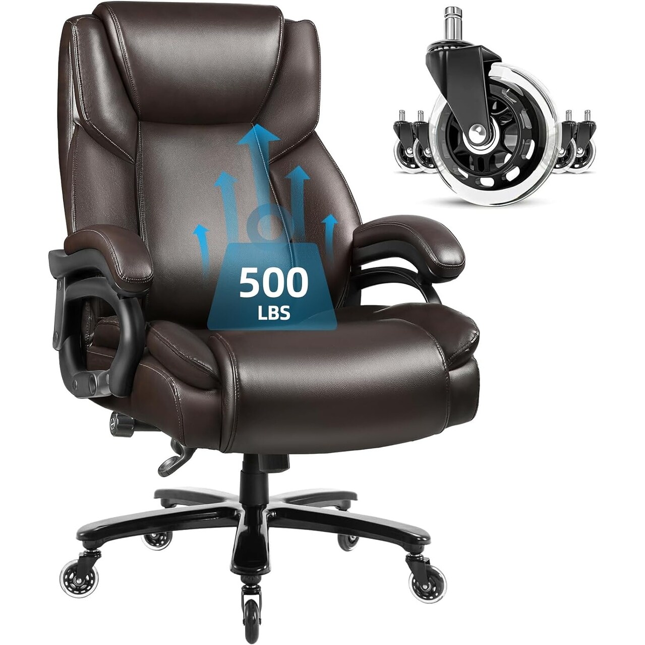 Desk Chair 350LBS Capacity, 6'5