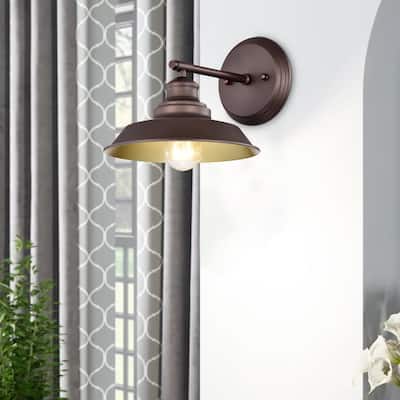 Vintage Wall Lighting Fixture, Farmhouse 1-Light Wall Sconce - 8.75*8.75*11