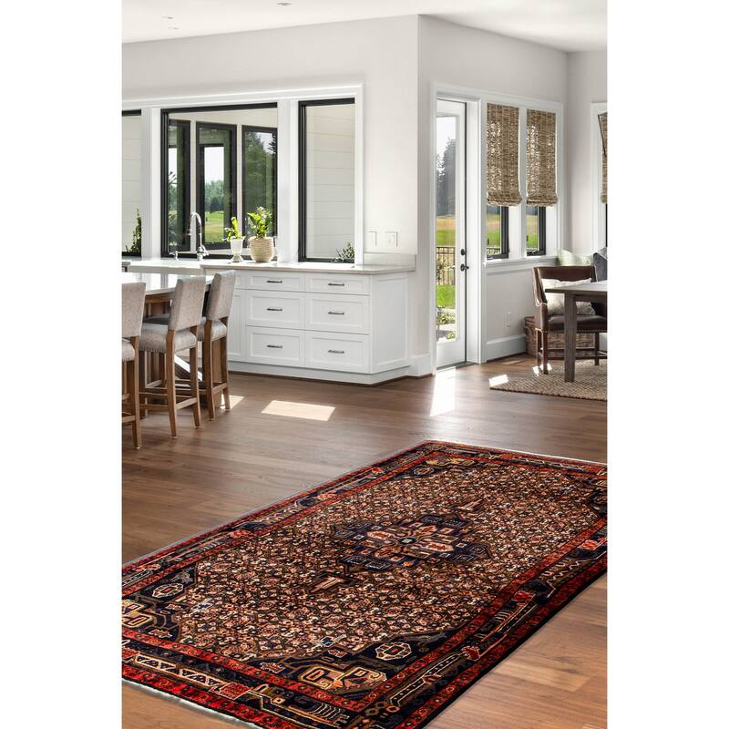 Anatolian Vintage Tan Rug 5'1" x 8'10" - 5'1 x 8'10