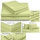 preview thumbnail 6 of 116, Home Sweet Home Dream Striped 1200 TC Cotton Deep Pocket Bed Sheet Set