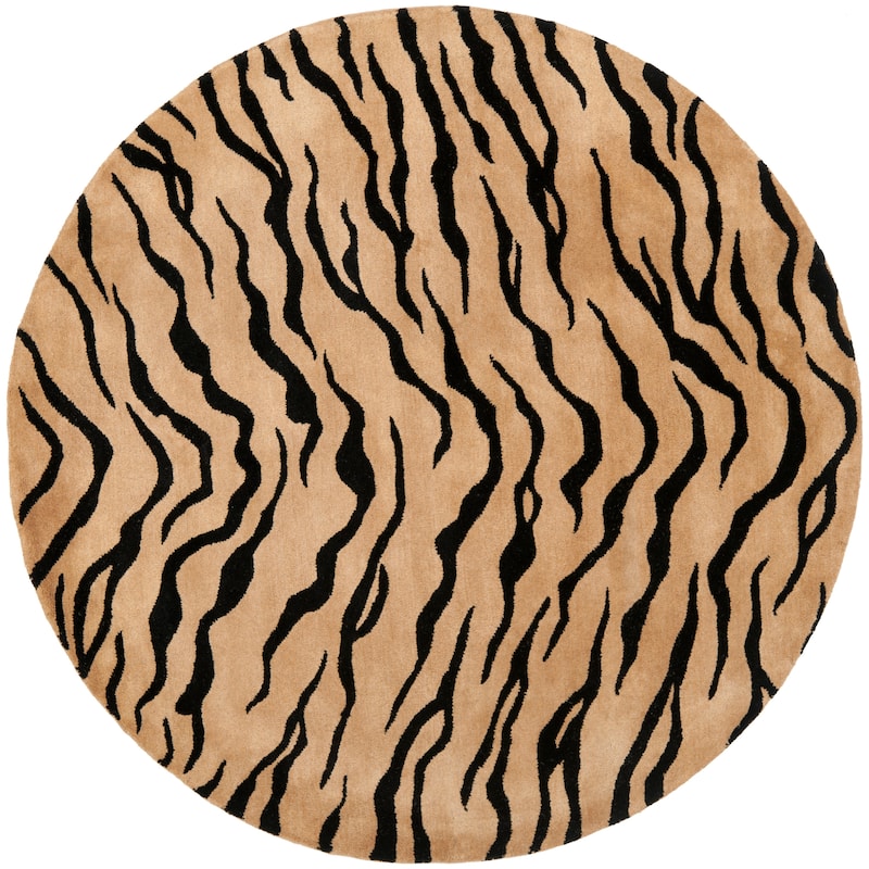 SAFAVIEH Handmade Soho Latoyia Tiger N.Z. Wool Rug