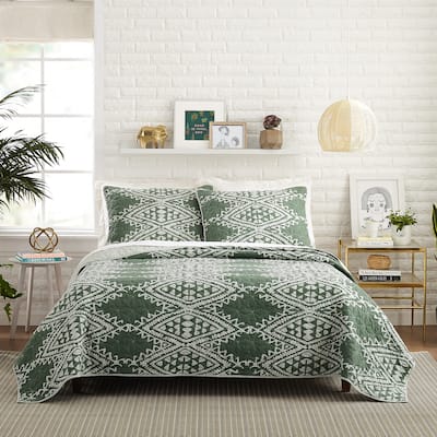 Aisha 100% Cotton 3-Piece Quilt Set by Jungalow