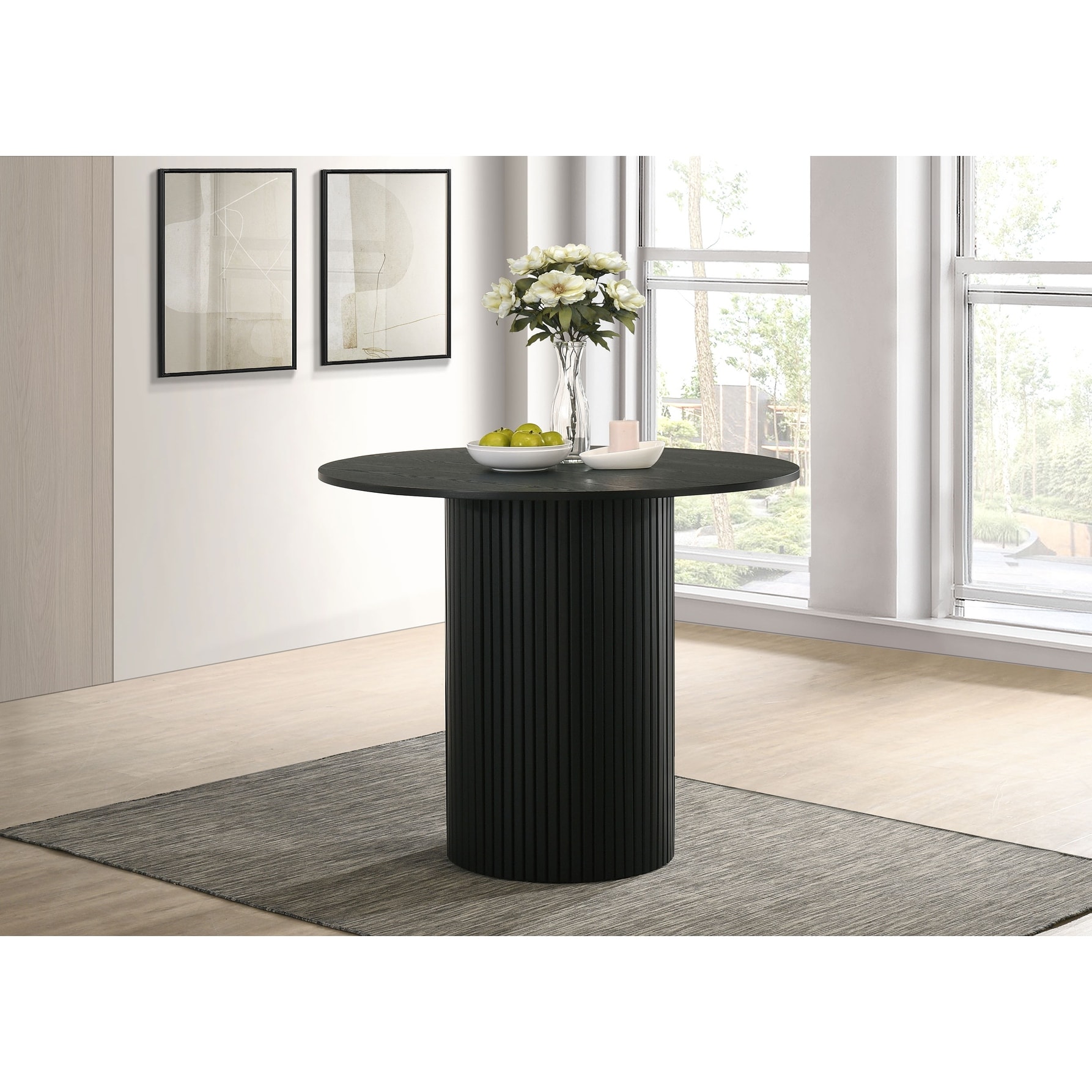 Hamlyn 43-inch Round Wood Counter Height Dining Table