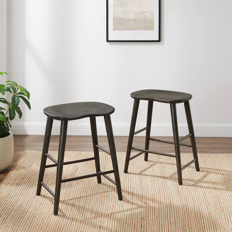 Crosley Maddox 2-Piece Counter Height Bar Stool Set