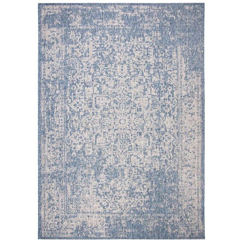 SAFAVIEH Courtyard Gunsel Outdoor Waterproof Patio Backyard Rug