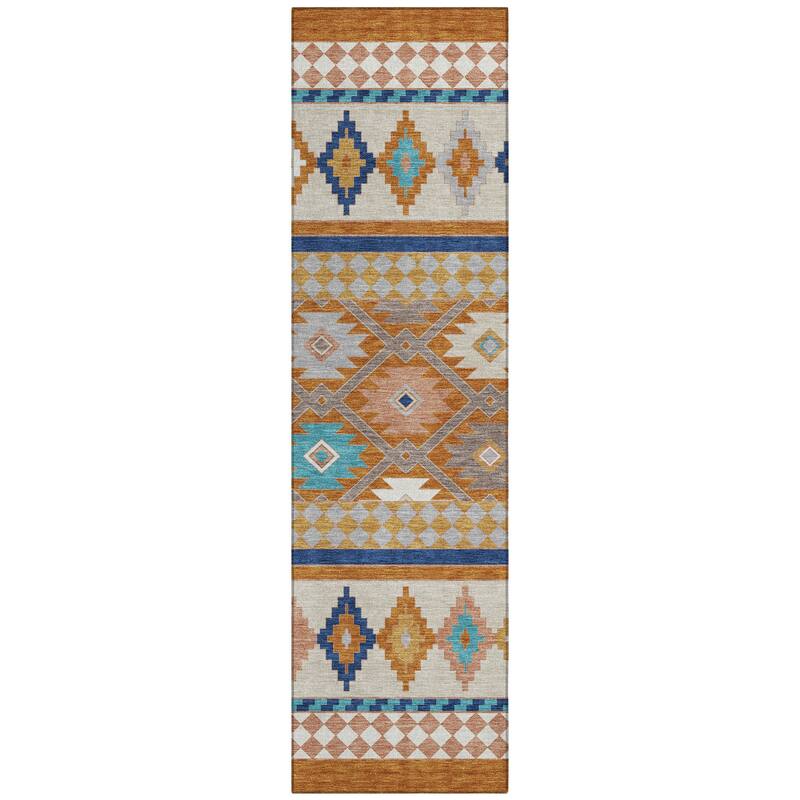Machine Washable Indoor/ Outdoor Global Clemente Chantille Rug