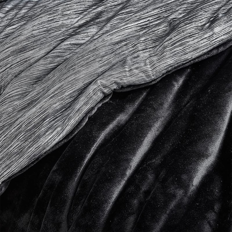 Some Like it Hot - Some Like it Cold - Coma Inducer® Oversized Comforter Set - Black