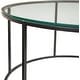 preview thumbnail 3 of 2, Sedei Modern Round Mixed Material Frame Coffee Table
