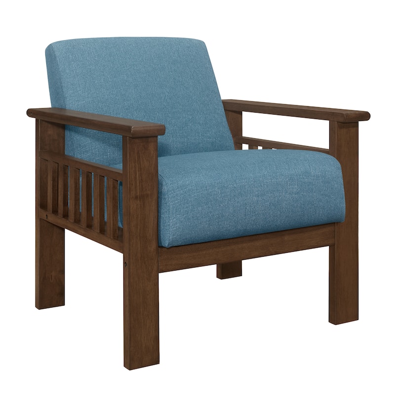 Litchfield Accent Chair - 29.5" x 32" x 32" - Blue