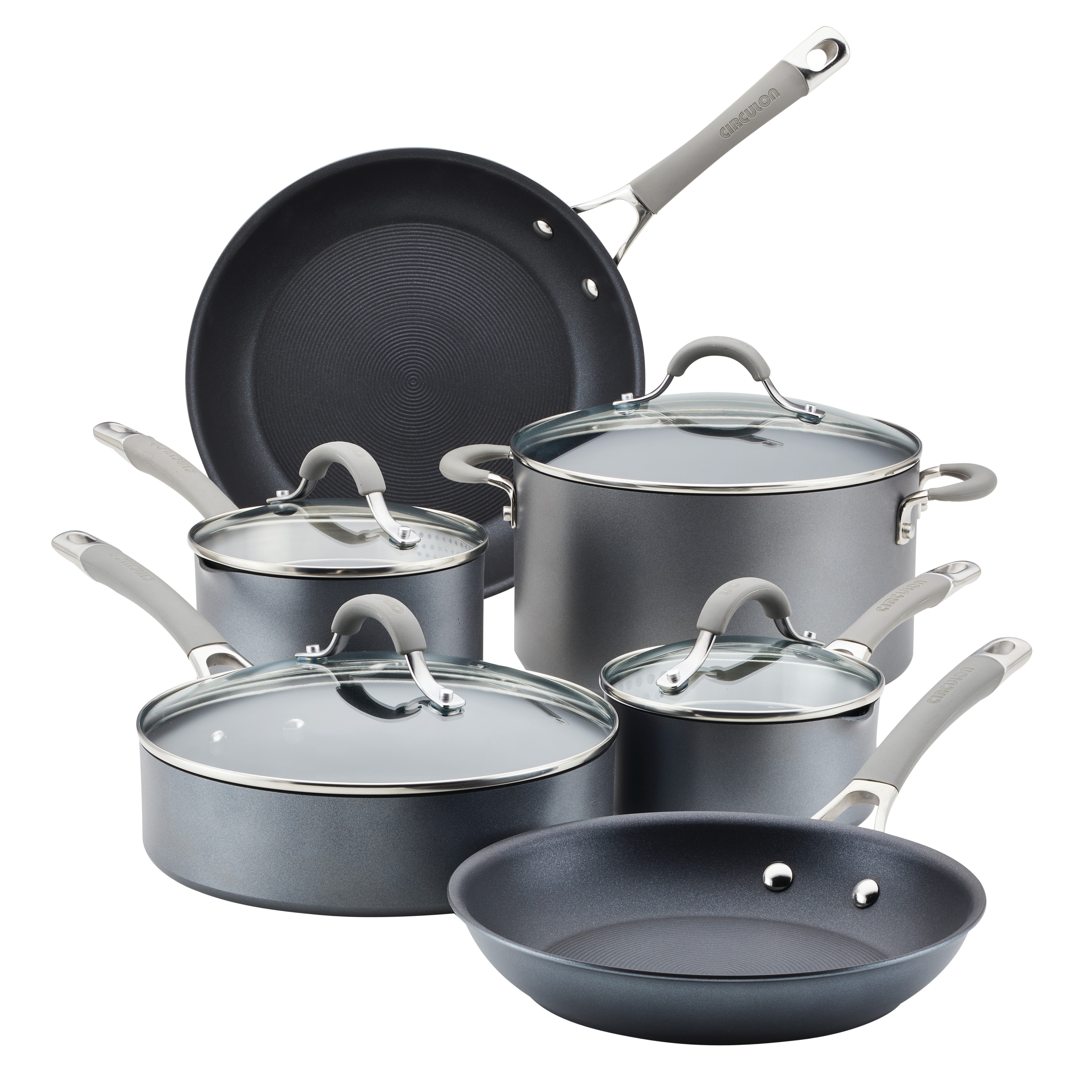 Circulon 11pc Momentum Stainless Steel Cookware Set in the Cooking