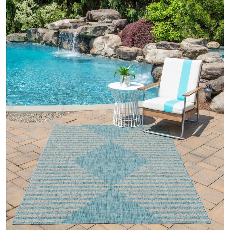 Momeni Villa Geometric Indoor Outdoor Rug
