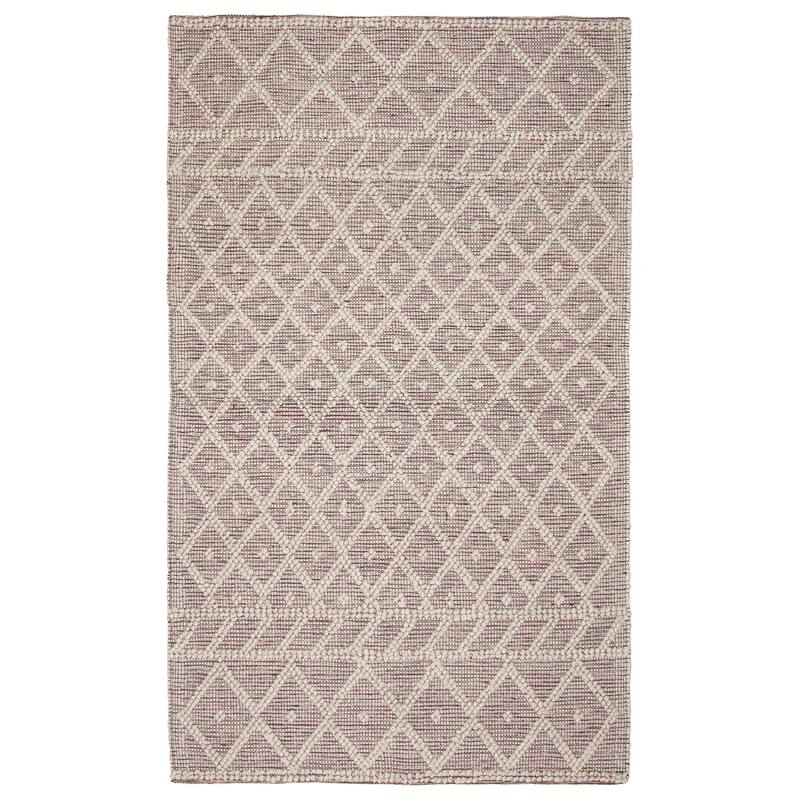 ECARPETGALLERY Braid weave Sienna Grey Wool Rug - 5'0 x 8'3 - Grey - 5'0 x 8'3