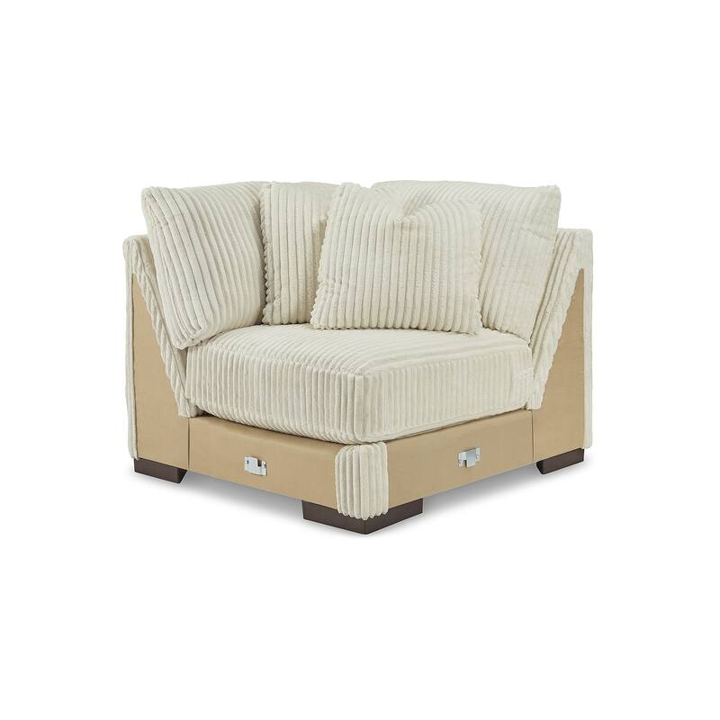 Signature Design by Ashley Lindyn White 4-Piece Sectional - 133" W x 92" D x 38" H