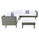 Option Grey Brown/White Cushion