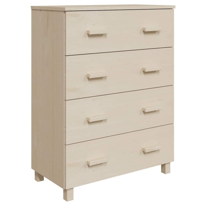 vidaXL Sideboard Buffet Console Cabinet for Kitchen HAMAR Solid Wood Pine - 31.1"x15.7"x40.7"
