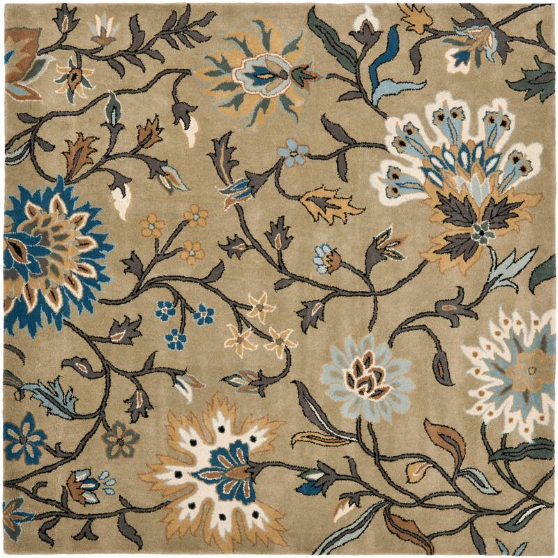 SAFAVIEH Handmade Jardin Dafne Country Floral Wool Rug