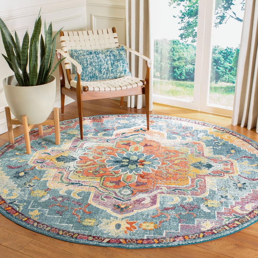 SAFAVIEH, Crystal Naimat Vintage Boho Medallion Rug